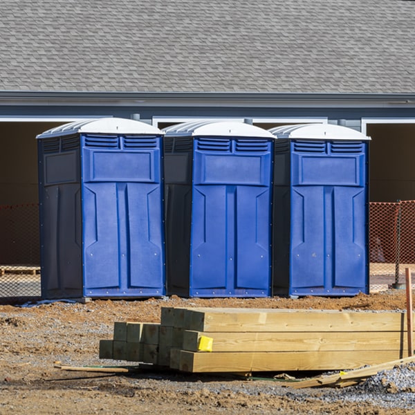 are there any restrictions on where i can place the portable toilets during my rental period in Grafton WV